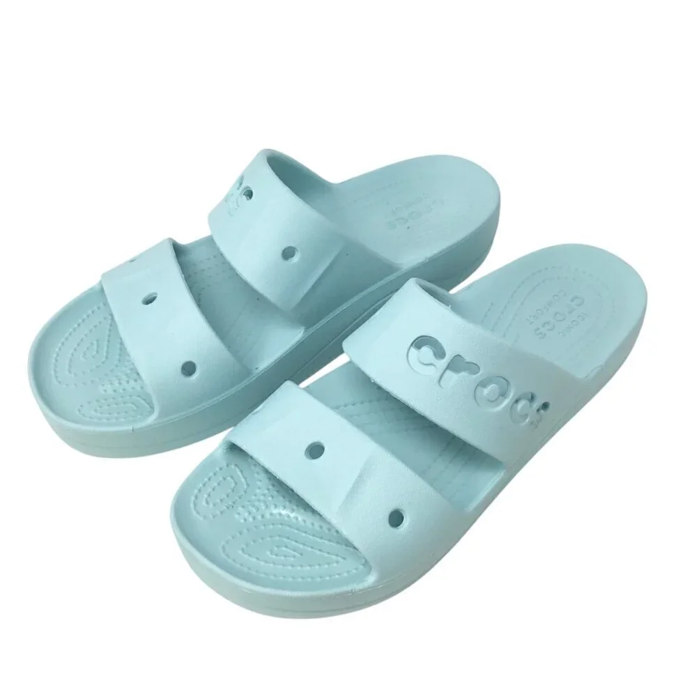 Crocs Baya Platform Slide Iconic Comfort Sandals Comfort Pure Water 208188 Sz 10